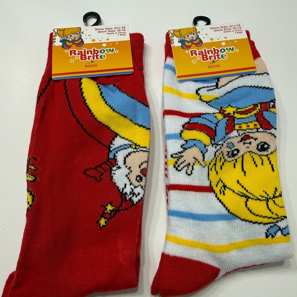 Rainbow Brite Socks Set of 2